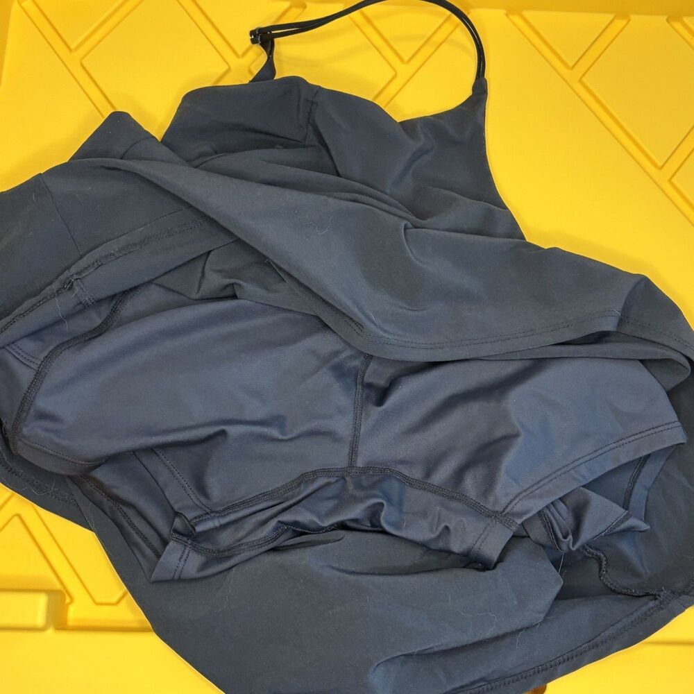 Abercrombie & Fitch Black Traveler Mini Athletic Medium M Dress Built in Shorts - Picture 6 of 8